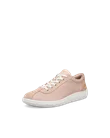 ECCO® Soft Zero Skinnsneaker dam - Pink - M