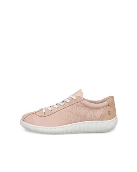 ECCO® Soft Zero Skinnsneaker dam - Pink - O