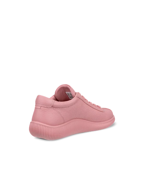 ECCO® Soft Zero dame sneakers skinn - Pink - B