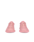 ECCO® Soft Zero dame sneakers skinn - Pink - Front_Pair