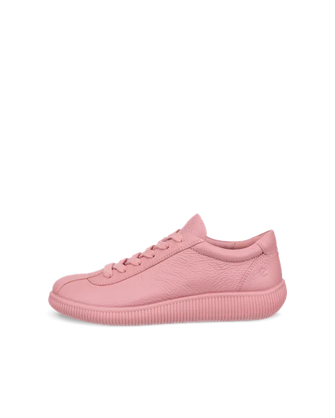 ECCO® Soft Zero dame sneakers skinn - Pink - O