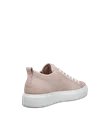 Women's ECCO® Street Ace Leather Trainer - Pink - B