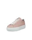 Damskie skórzane sneakersy ECCO® Street Platform - Różowy - M