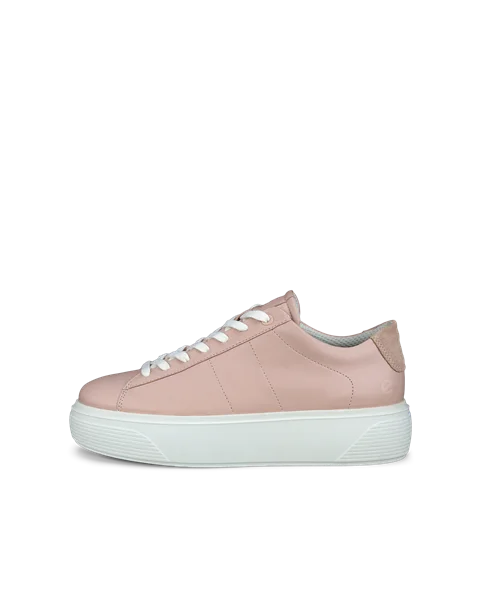 ECCO® Street Platform Damen Ledersneaker - Pink - O