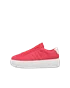 Women's ECCO® Street Platform Leather Platform Trainer - Pink - O