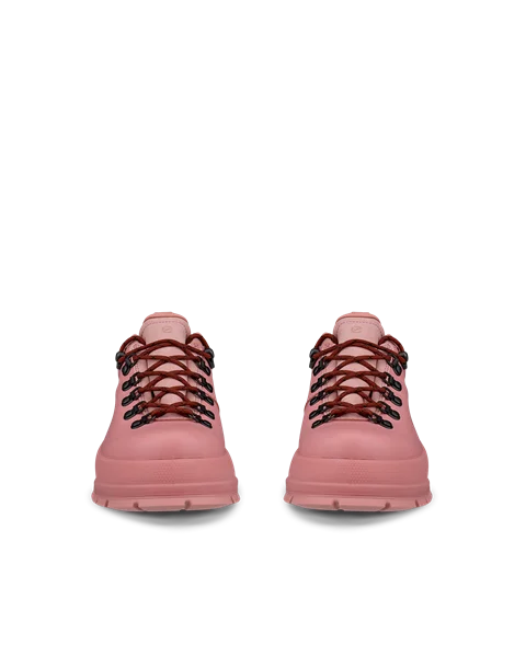 ECCO® Track 30 dame sneakers skinn - Pink - Front_Pair