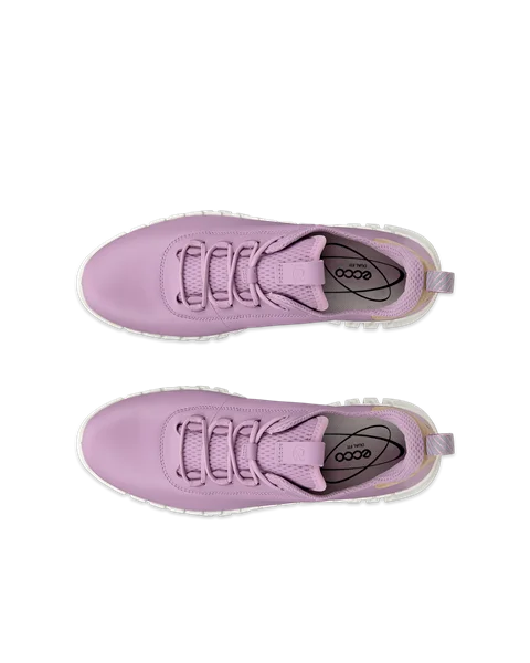 ECCO® Gruuv Dames leren sneaker - Purper - Top_Left_Pair