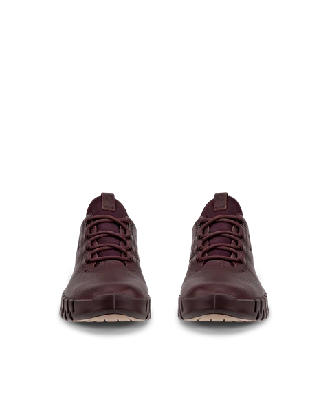 Women's ECCO® Gruuv Leather Gore-Tex Trainer - Purple - Front_Pair