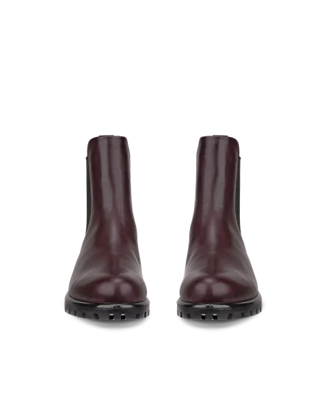 ECCO® Modtray Dames leren Chelsea boot - Purper - Front_Pair