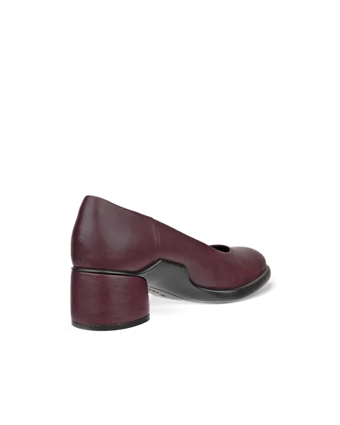 ECCO® Sculpted LX 35 escarpins en cuir à talon carré pour femme - Violet - B