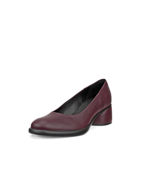 ECCO® Sculpted LX 35 escarpins en cuir à talon carré pour femme - Violet - M