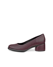 ECCO® Sculpted LX 35 escarpins en cuir à talon carré pour femme - Violet - O