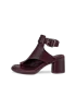 ECCO® Sculpted Sandal LX 55 ženske kožne sandale na petu - purpurna boja - O