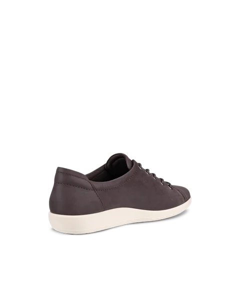 Damskie nubukowe sneakersy ECCO® Soft 2.0 - Fioletowy - B