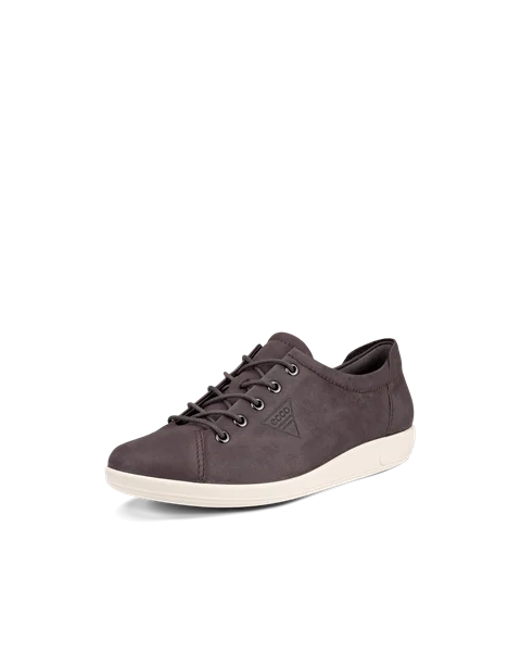 Damskie nubukowe sneakersy ECCO® Soft 2.0 - Fioletowy - M