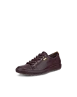 Women's ECCO® Soft 7 Leather Trainer - Purple - M