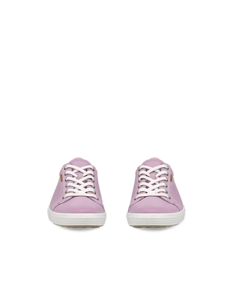 ECCO® Soft 7 baskets en cuir pour femme - Violet - Front_Pair