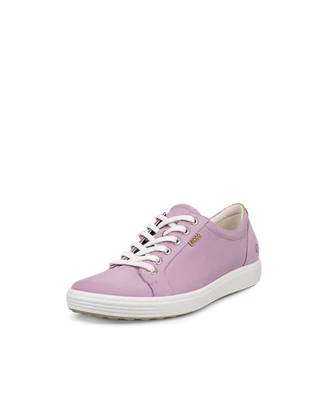 Ženski usnjeni ležerni čevlji ECCO® Soft 7 - Vijolična - M
