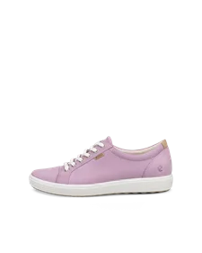 Ženski usnjeni ležerni čevlji ECCO® Soft 7 - Vijolična - O