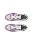 ECCO® Street 720 Dames leren sneaker met Gore-Tex - Purper - Top_Left_Pair