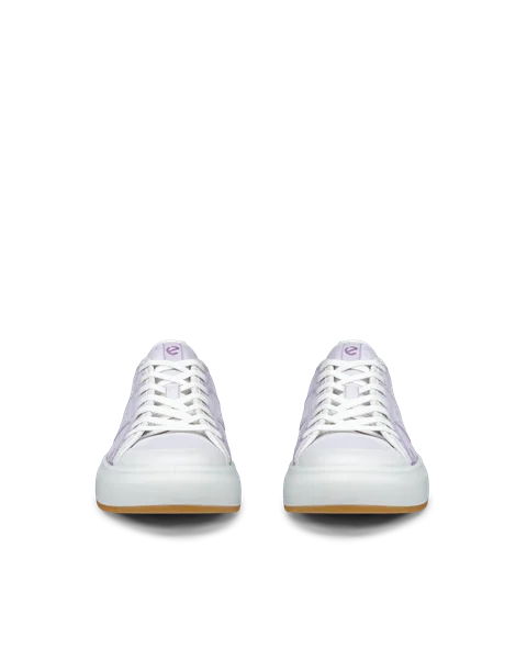 ECCO® Street Ace sneakers i læder til damer - Lilla - Front_Pair