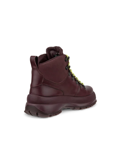 ECCO® Track 30 Dames leren waterdichte veterboots - Purper - B