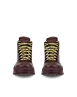 ECCO® Track 30 Dames leren waterdichte veterboots - Purper - Front_Pair