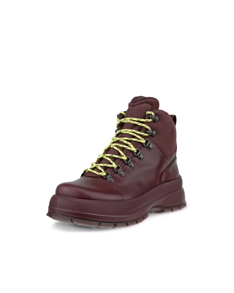 ECCO® Track 30 Damen Wasserdichte Schnürstiefel aus Leder - Lila - M