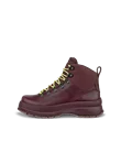 Women's ECCO® Track 30 Leather Waterproof Lace-Up Boot - Purple - O