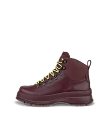 Women's ECCO® Track 30 Leather Waterproof Lace-Up Boot - Purple - O