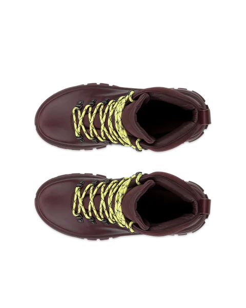 ECCO® Track 30 ūdensnecaurlaidīgi ādas šņorzābaki sievietēm - Violets - Top_Left_Pair