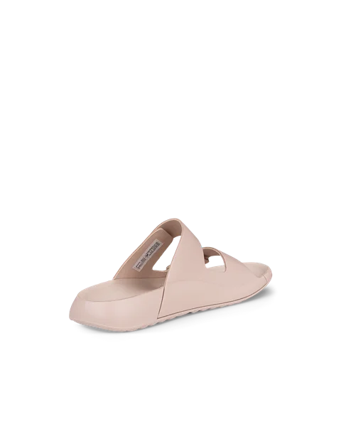 ECCO® Cozmo dame sandal to stropper skinn - Pink - B