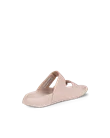 ECCO® Cozmo sandaler i læder med to remme til damer - Pink - B