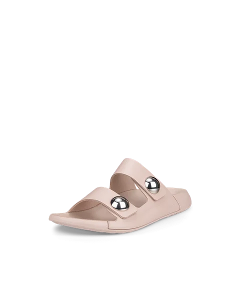 ECCO® Cozmo dame sandal to stropper skinn - Pink - M