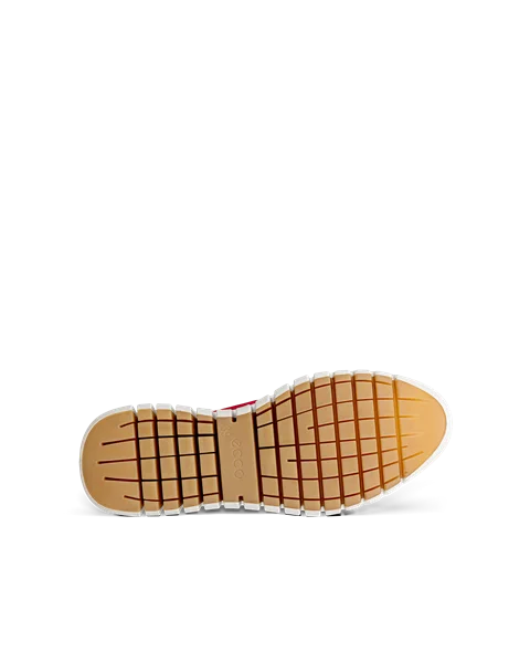 Ženski usnjeni ležerni čevlji ECCO® Gruuv - rdeča - S