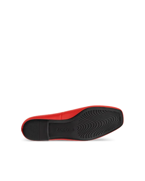 ECCO® Margot Dames leren ballerina - Rood - S