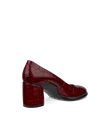 Sapatos salto quadrado couro mulher ECCO® Sculpted LX 55 - Vermelho - B