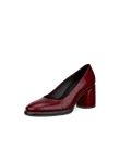 ECCO® Sculpted LX 55 escarpins en cuir à talon carré pour femme - Rouge - M