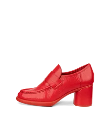 ECCO® Sculpted LX 55 dame loafer blokkhæl skinn - rød - O