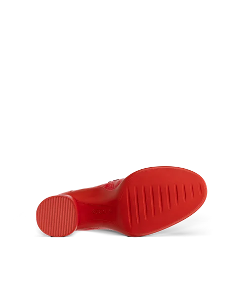 ECCO® Sculpted LX 55 mokkasiner i læder med blokhæl til damer - Rød - S