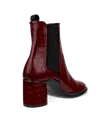 Women's ECCO® Sculpted LX 55 Leather Chelsea Boot Heel - Red - B