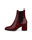 Women's ECCO® Sculpted LX 55 Leather Chelsea Boot Heel - Red - O