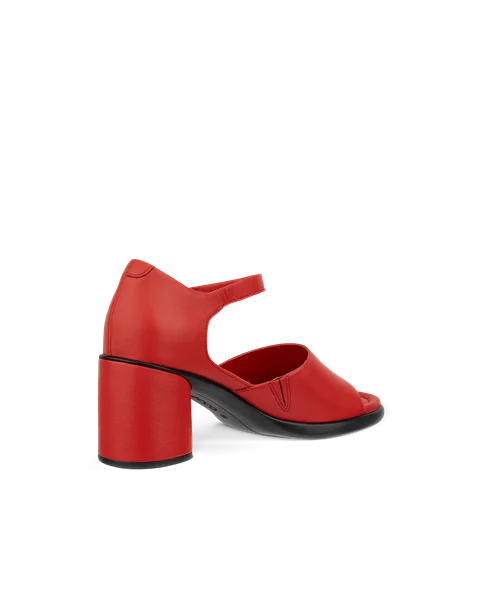 ECCO® Sculpted Sandal LX 55 dame skinnsandal med hæl - rød - B