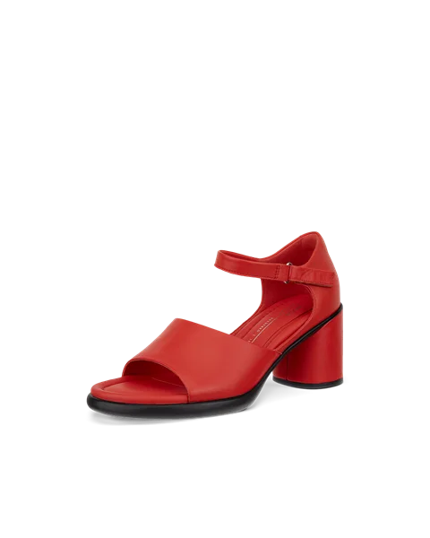 ECCO® Sculpted Sandal LX 55 dame skinnsandal med hæl - rød - M