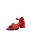 ECCO® Sculpted Sandal LX 55 dame skinnsandal med hæl - rød - M