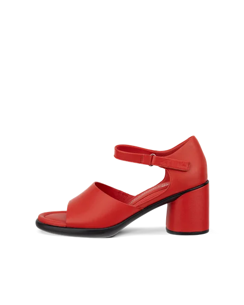 ECCO® Sculpted Sandal LX 55 dame skinnsandal med hæl - rød - O