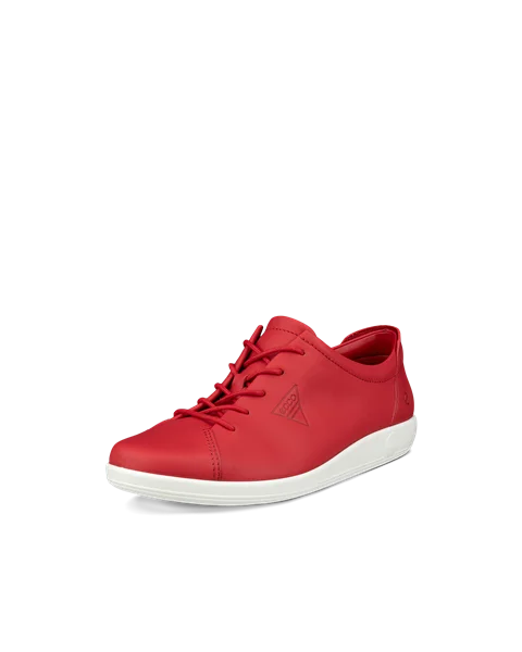 ECCO® Soft 2.0 Damen Ledersneaker - Rot - M