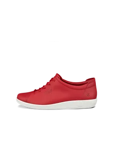 ECCO® Soft 2.0 Damen Ledersneaker - Rot - O