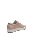 Ženski usnjeni ležerni čevlji ECCO® Soft 7 - Pink - B
