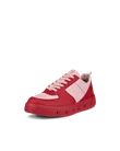 Women's ECCO® Street 720 Leather Gore-Tex Trainer - Red - M